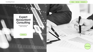  website templates - Consulting Accountant (Sleek)